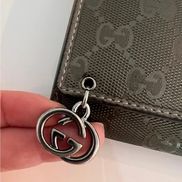 Authentic Gucci Imprime Wallet on Chain - Picture 3 of 12